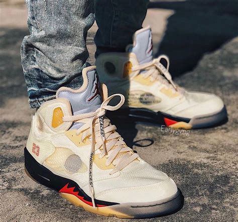 off white aj|air jordan 5x off white.